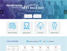 Tablet Screenshot of kemblagrangeracing.com.au